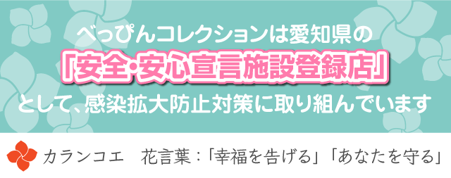 コロナウィルスから、あなたを全力で守ります!